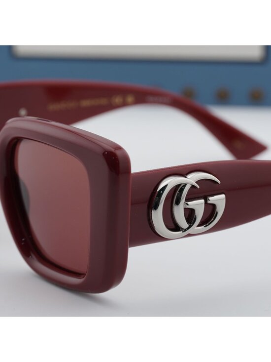 Gucci GG1975S 005 Square Sunglasses – Burgundy main image 11